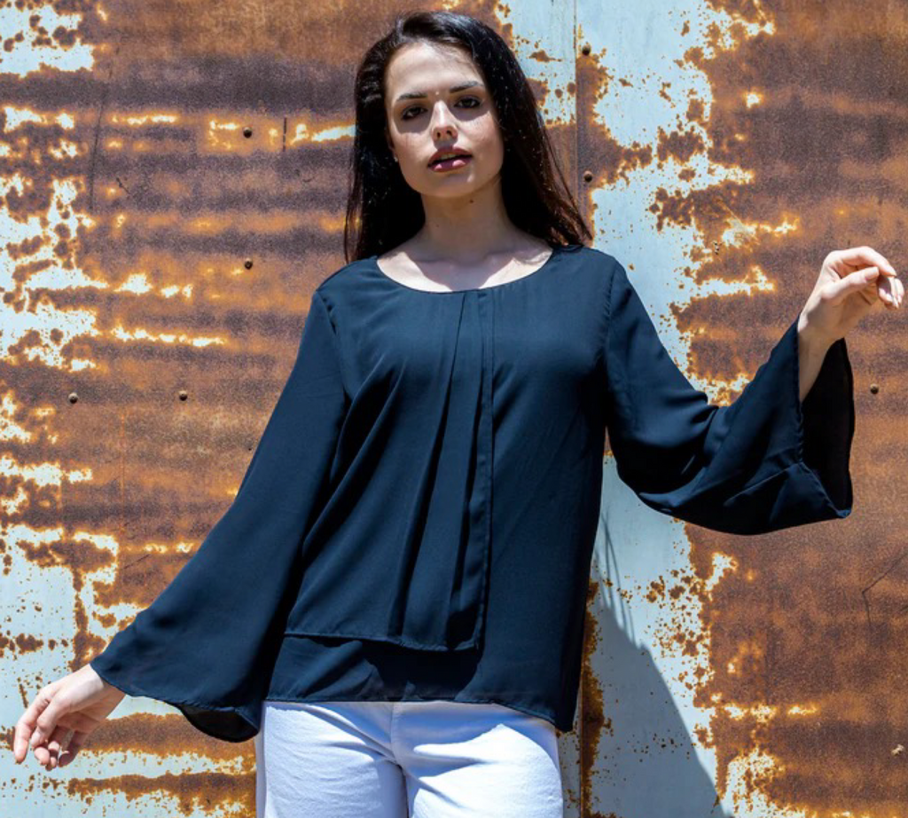 3/4  Sleeve Swing Top - 110126