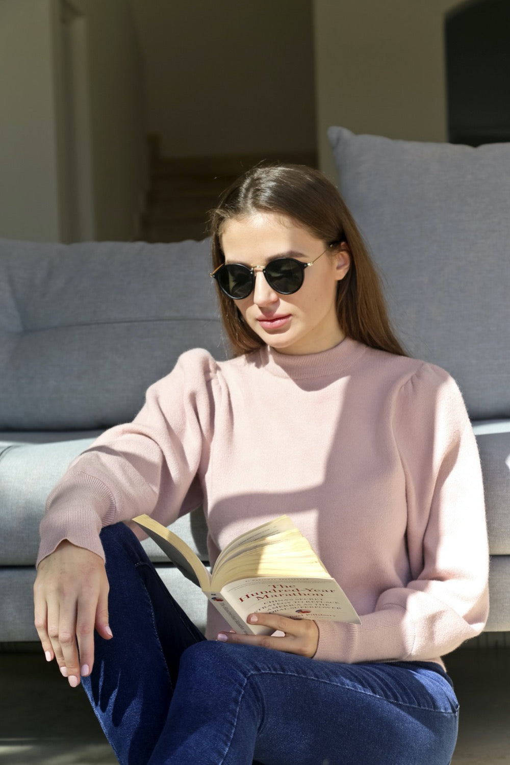 Puffy Sleeve Pullover- 130016