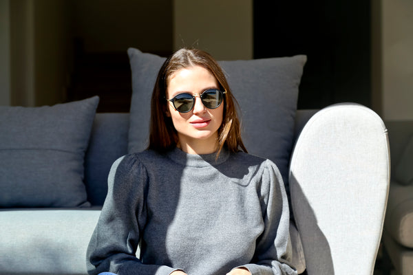 Puffy Sleeve Pullover- 130016