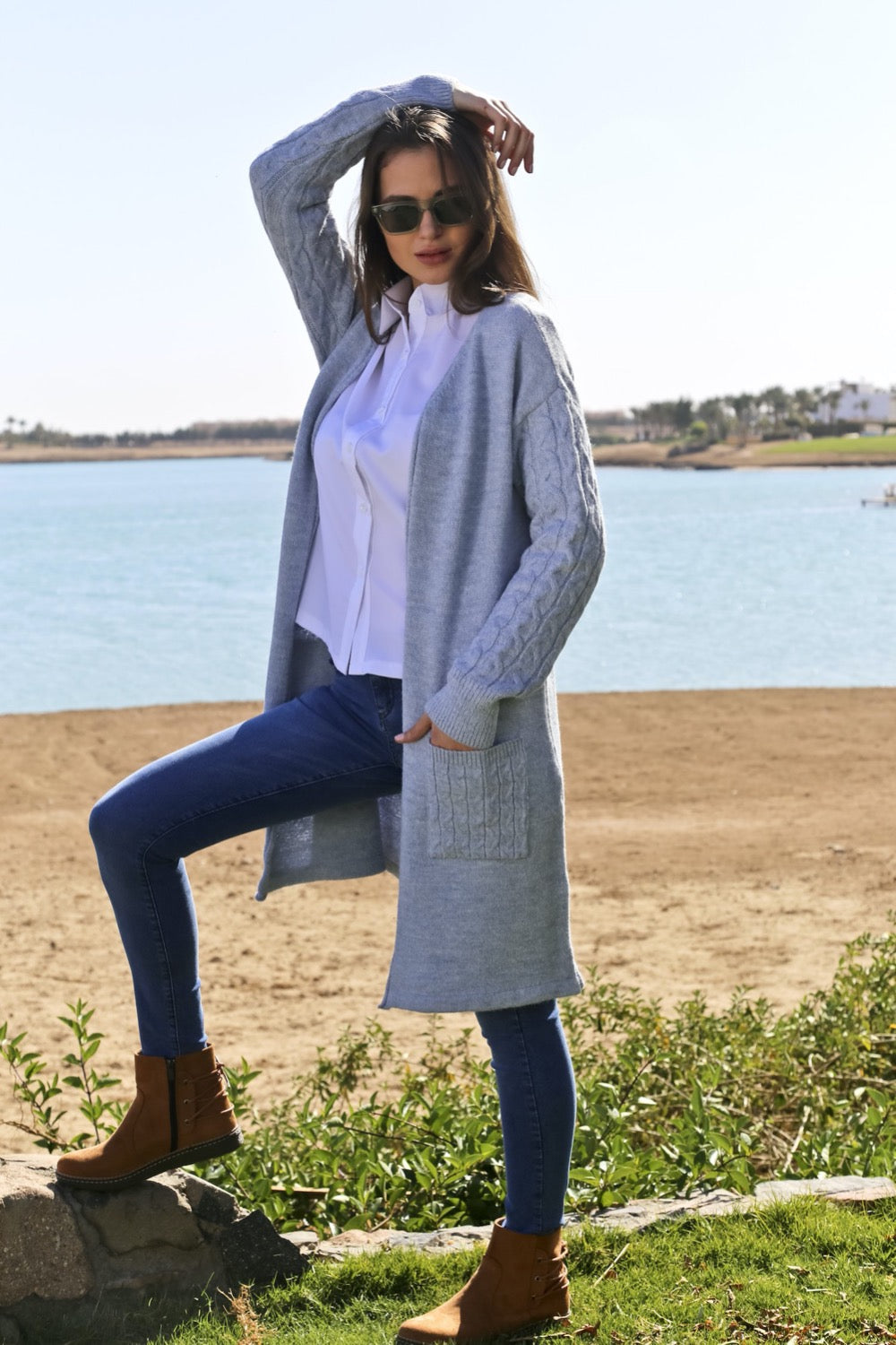 Cable Sleeves Jacket - 130018