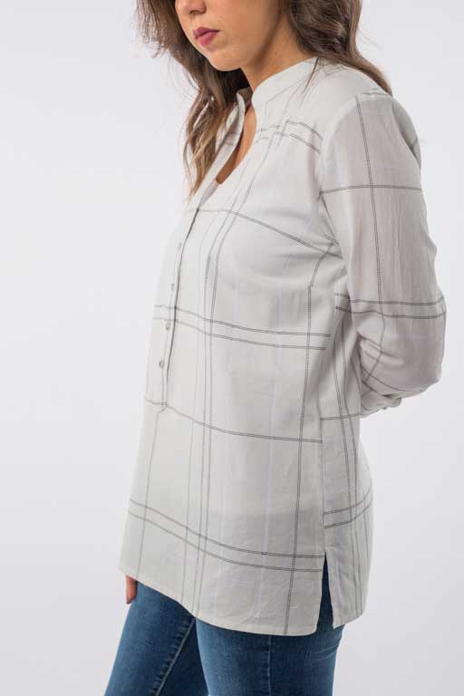 Checkered Blouse B1186