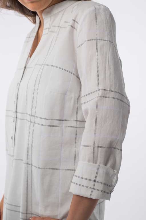 Checkered Blouse B1186