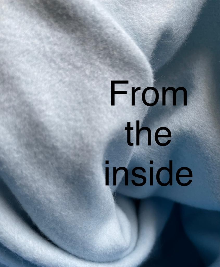 Baby blue Long oversized sweatshirt - 22SS2