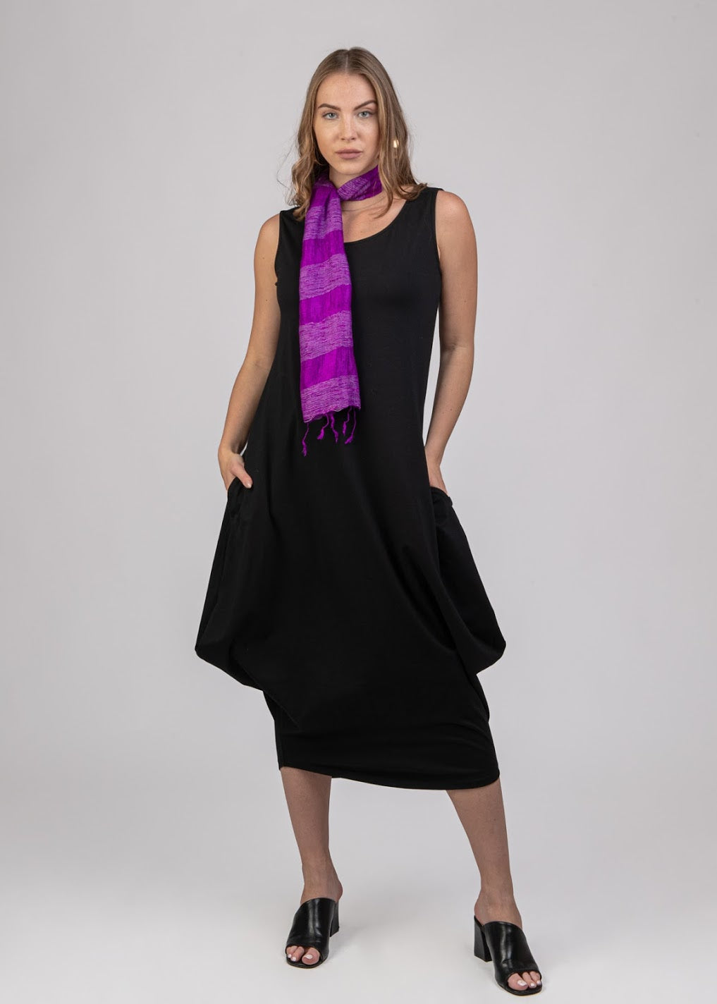 Sleeveless T-Shirt Dress - S2114