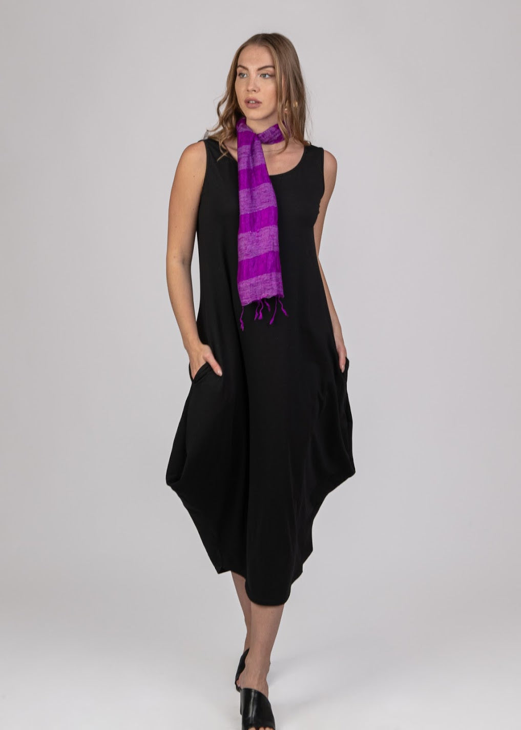 Sleeveless T-Shirt Dress - S2114