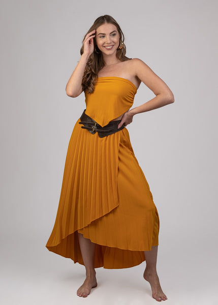 Plisse Crepe Skirt- SCS2151