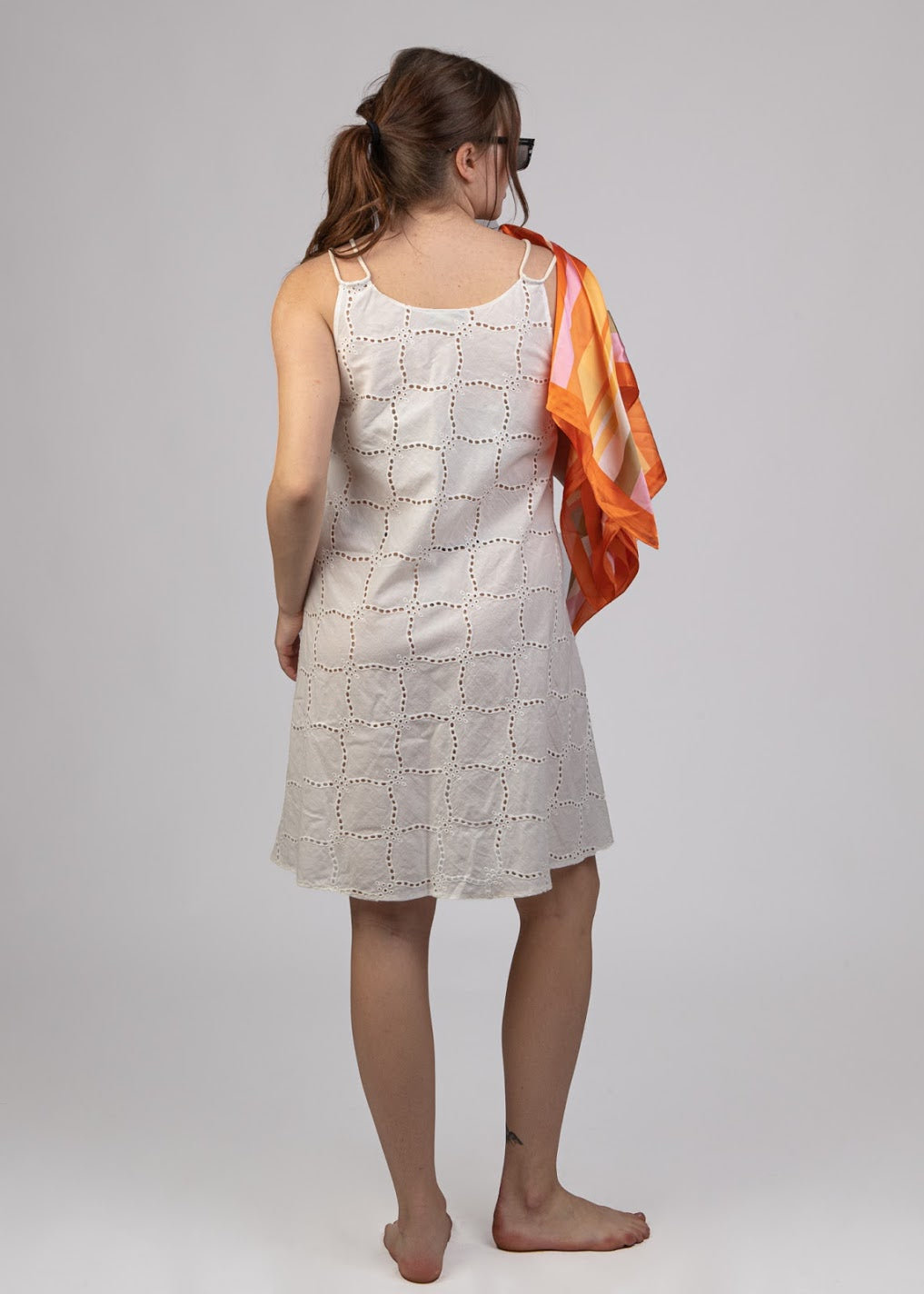 Embroidered Cotton Dress - SN2147