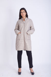 Ultra Light Quilted Nylon Coat- 150011