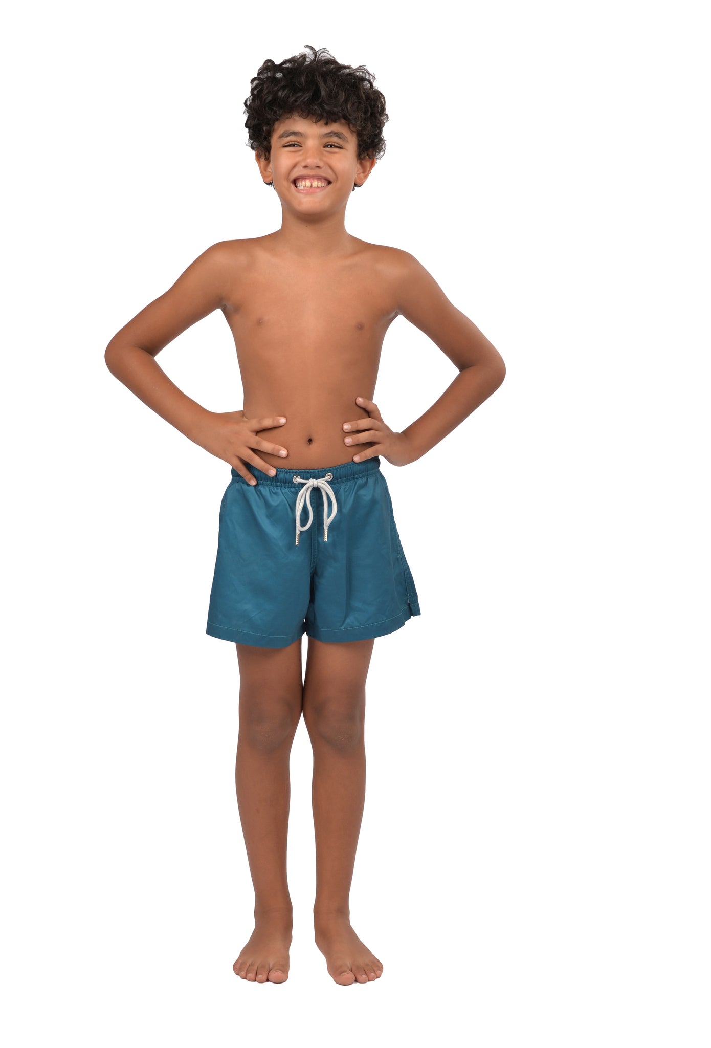 Kids Swimwear Solid Blue -2722032