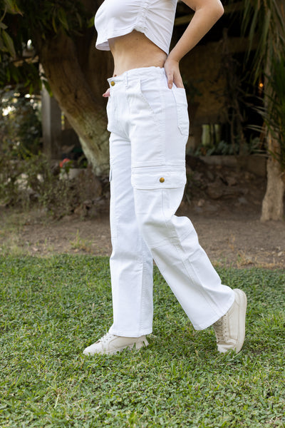 Cargo Contrast stitching pant -262007