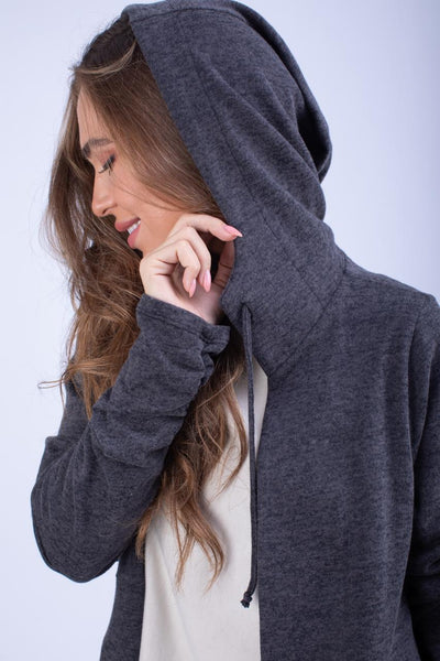 Knitted Jacket with Hood -140028