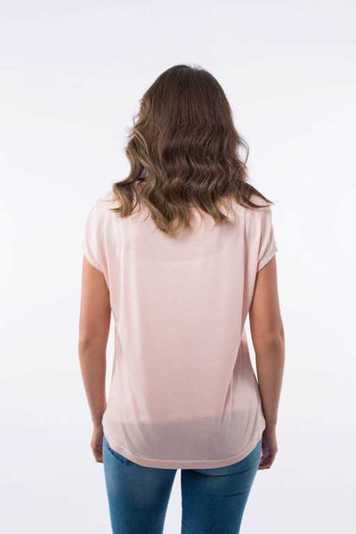 Top with Printed Flowers B1135