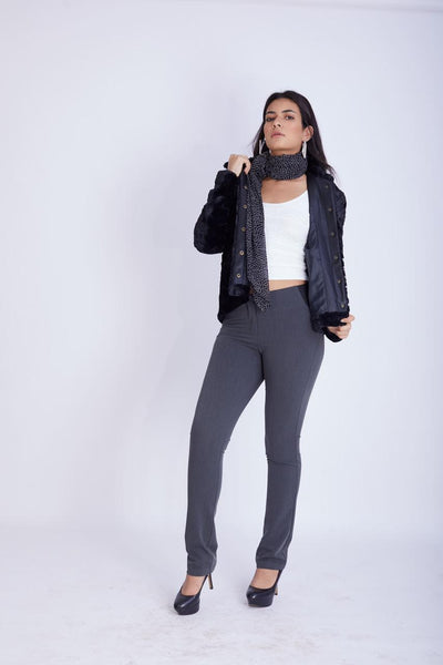 Fancy Fur Jacket with Snaps- 150009