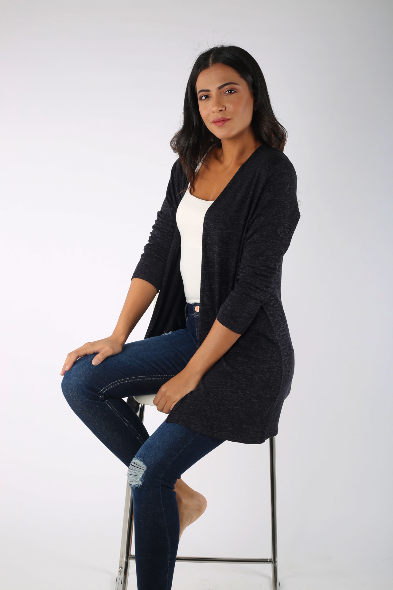 Basic Knitted Jacket- 140008