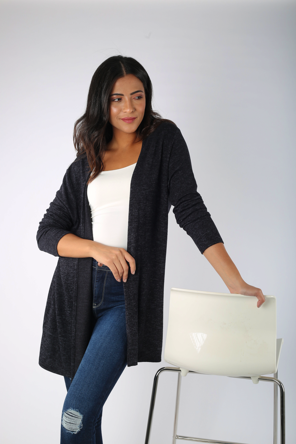 Basic Knitted Jacket - 140008