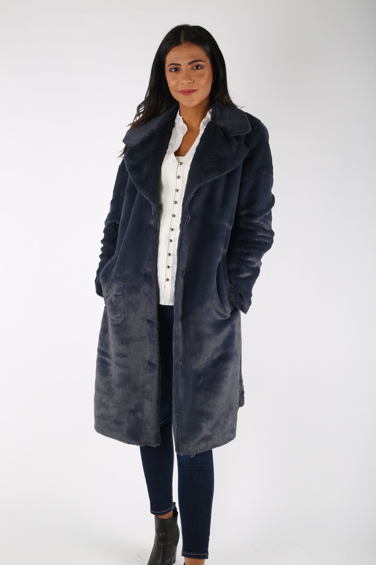 Long Fur Coat - 150005